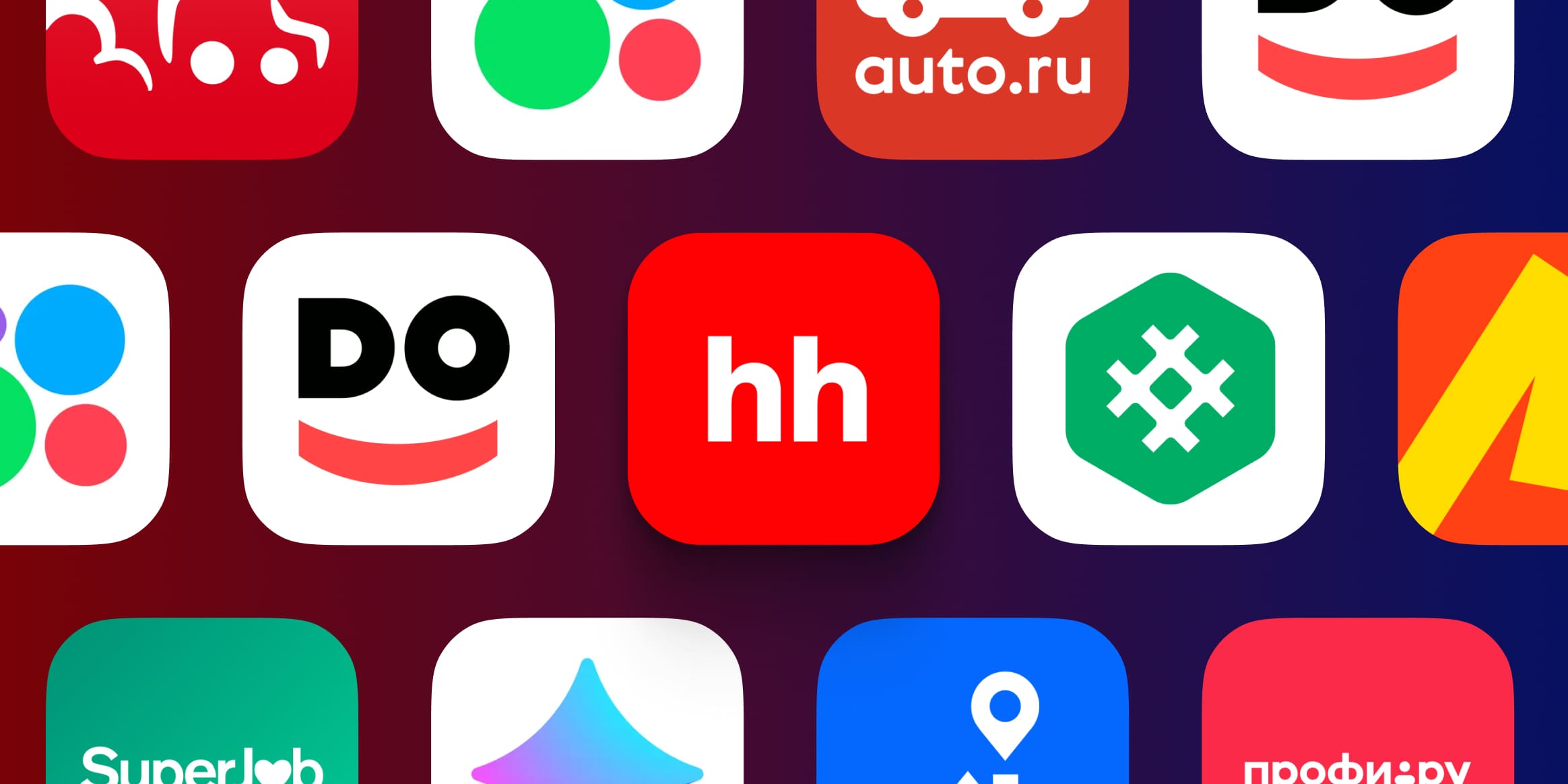 Лого различных классифайд платформ 